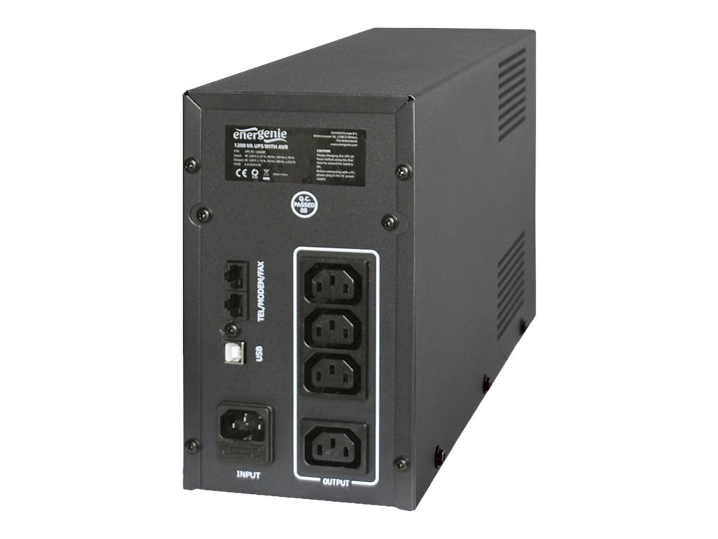 EnerGenie | UPS UPS-PC-1202AP | 1200 VA | 220 V | 220 V - Image 5