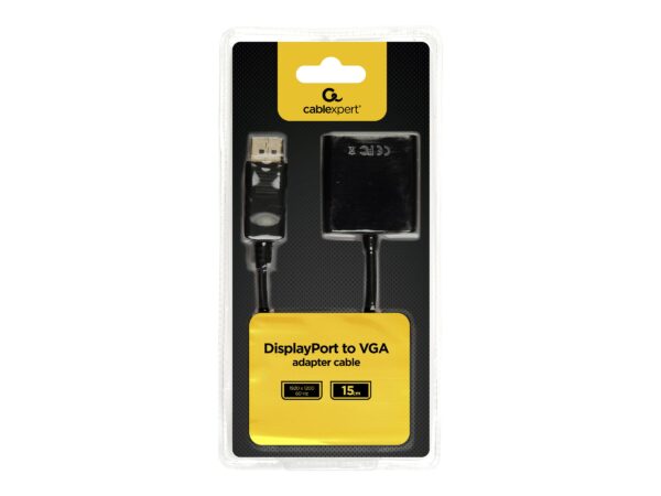 Cablexpert DisplayPort to VGA adapter cable, Black | Cablexpert - Image 5