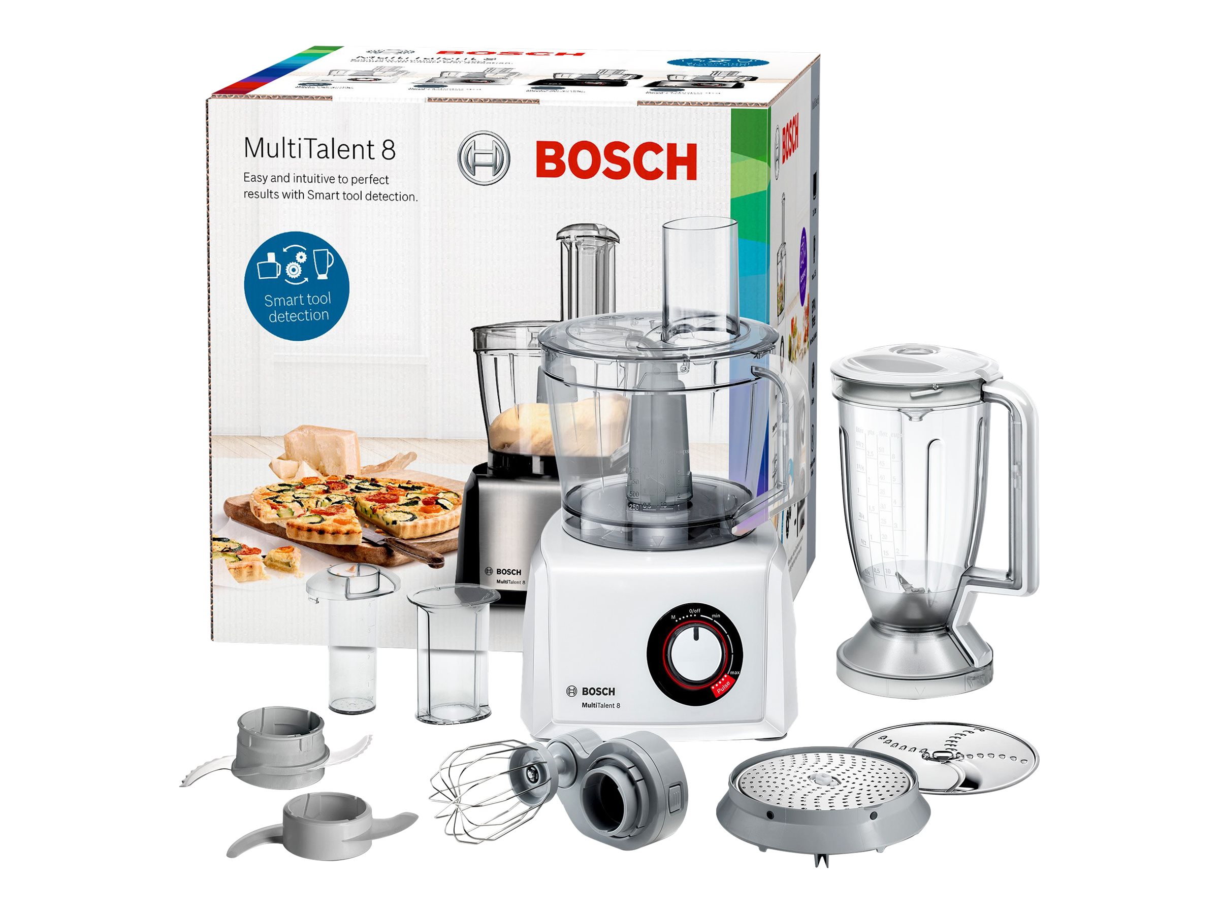 Bosch | Food Processor MultiTalent 8 | MC812W501 | 1000 W | Number of speeds 2 | Bowl capacity 3.9 L | Blender | White - Image 5
