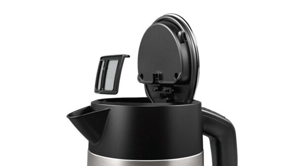 Bosch | Kettle | DesignLine TWK4P440 | Electric | 2400 W | 1.7 L | Stainless steel | 360° rotational base | Stainless steel/Black - Image 5