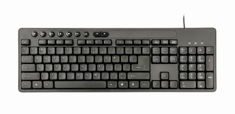 Gembird | Multimedia desktop set | KBS-UM-04 | Keyboard and Mouse Set | Wired | Mouse included | US | Black - Image 4