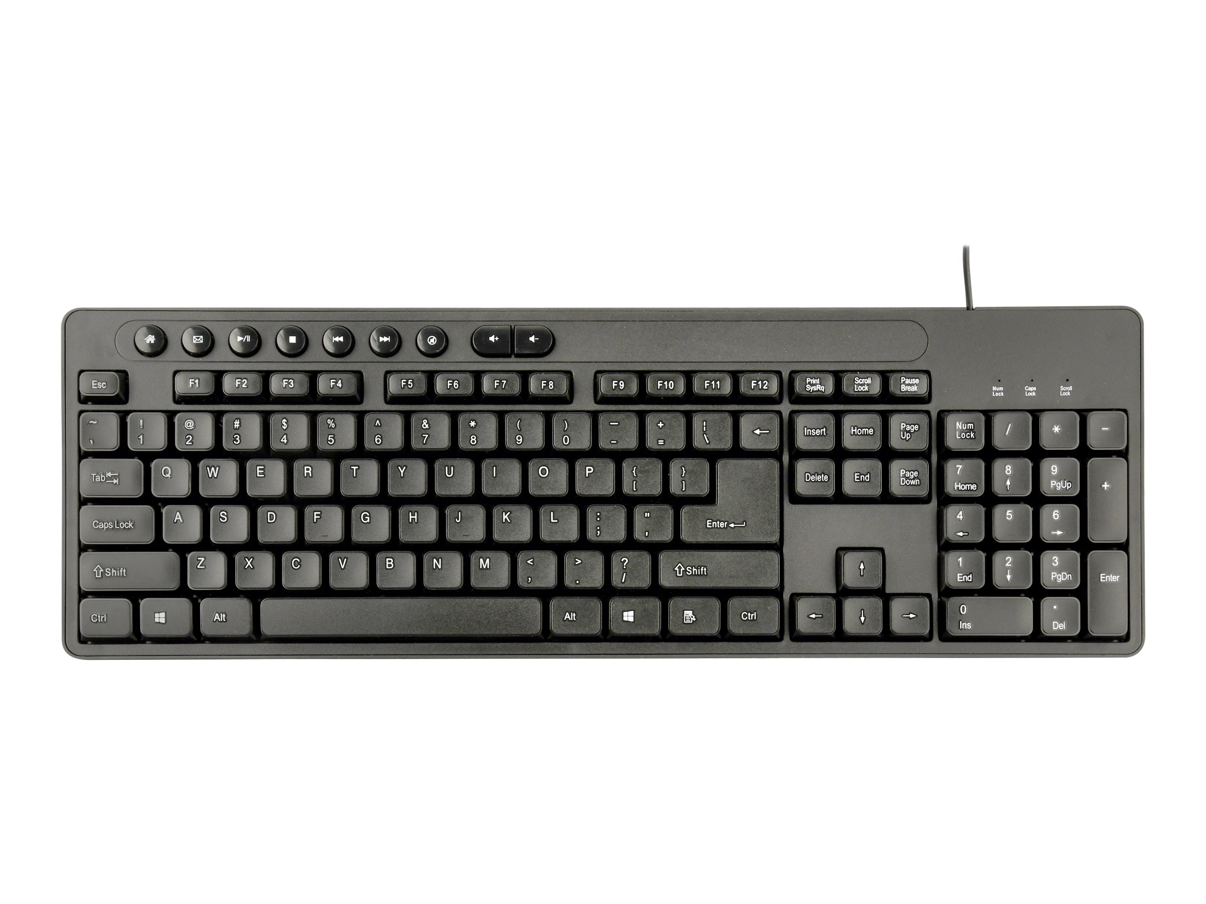 Gembird | Multimedia desktop set | KBS-UM-04 | Keyboard and Mouse Set | Wired | Mouse included | US | Black - Image 7