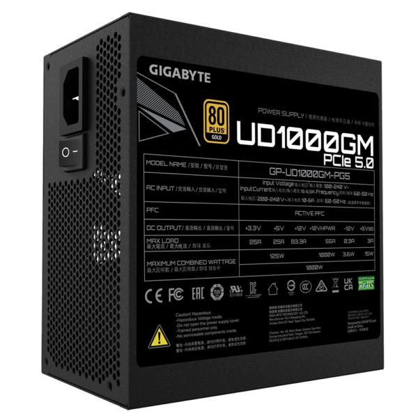 Gigabyte | PSU | GP-UD1000GM PG5 | 1000 W - Image 6