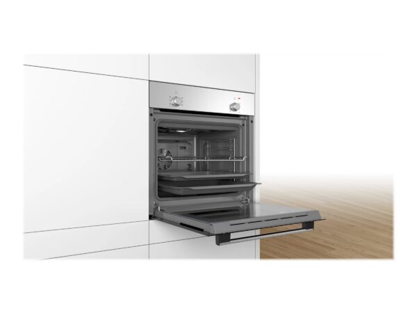 Bosch | Oven | HBF010BR1S | 66 L | A | Multifunctional | Manual | Height 59.5 cm | Width 59.4 cm | Stainless steel - Image 4