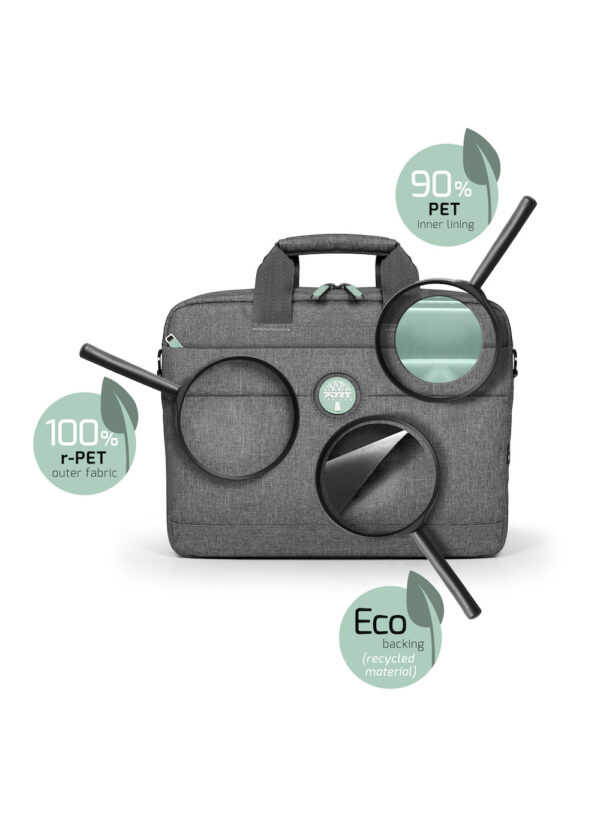 PORT DESIGNS | Yosemite Eco TL Laptop Case 13/14 | Laptop Case | Grey | Shoulder strap - Image 16