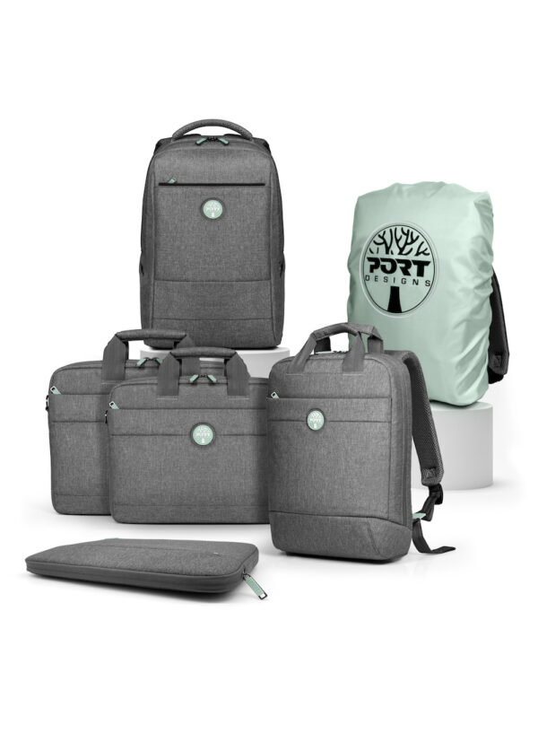 PORT DESIGNS | YOSEMITE Eco | Laptop Backpack | Backpack | Grey | Shoulder strap - Image 14