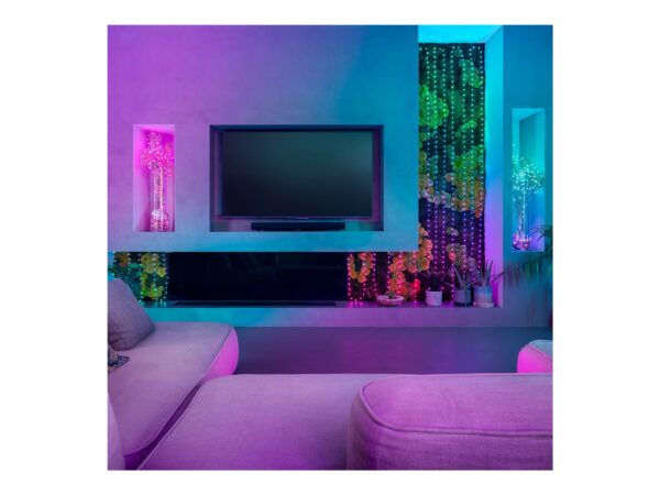 Twinkly Candies 200 Pearl-shaped RGB LEDs, Green Wire, USB-C - Image 4