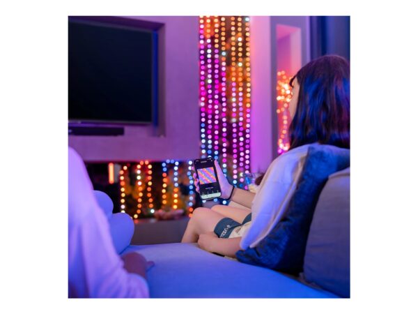 Twinkly Candies 200 Pearl-shaped RGB LEDs, Green Wire, USB-C - Image 6