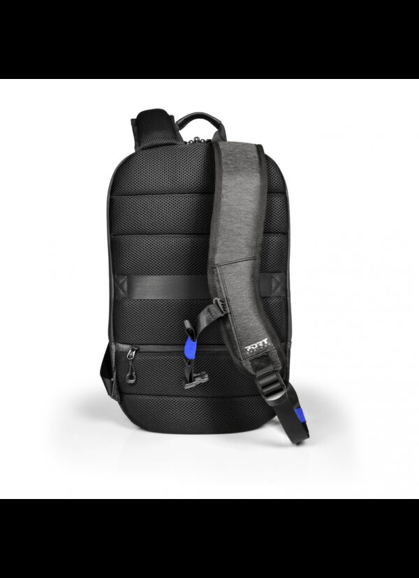 PORT DESIGNS | SAN FRANCISCO | Laptop Backpack | Backpack | Grey | Shoulder strap - Image 5