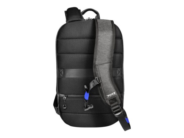 PORT DESIGNS | SAN FRANCISCO | Laptop Backpack | Backpack | Grey | Shoulder strap - Image 6