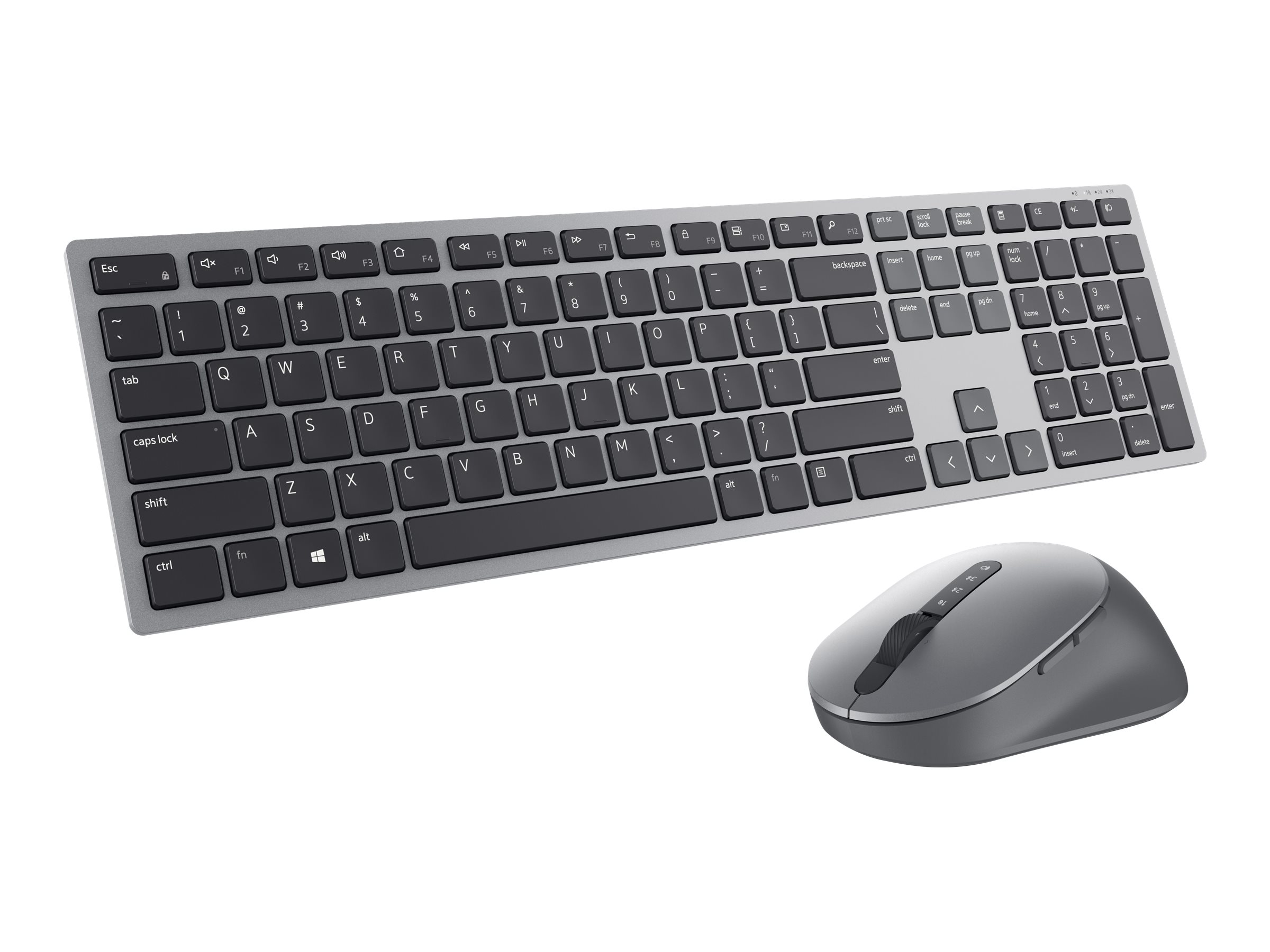 Dell | Premier Multi-Device Keyboard and Mouse | KM7321W | Keyboard and Mouse Set | Wireless | Batteries included | Russian | Titan grey | Wireless connection - Image 6