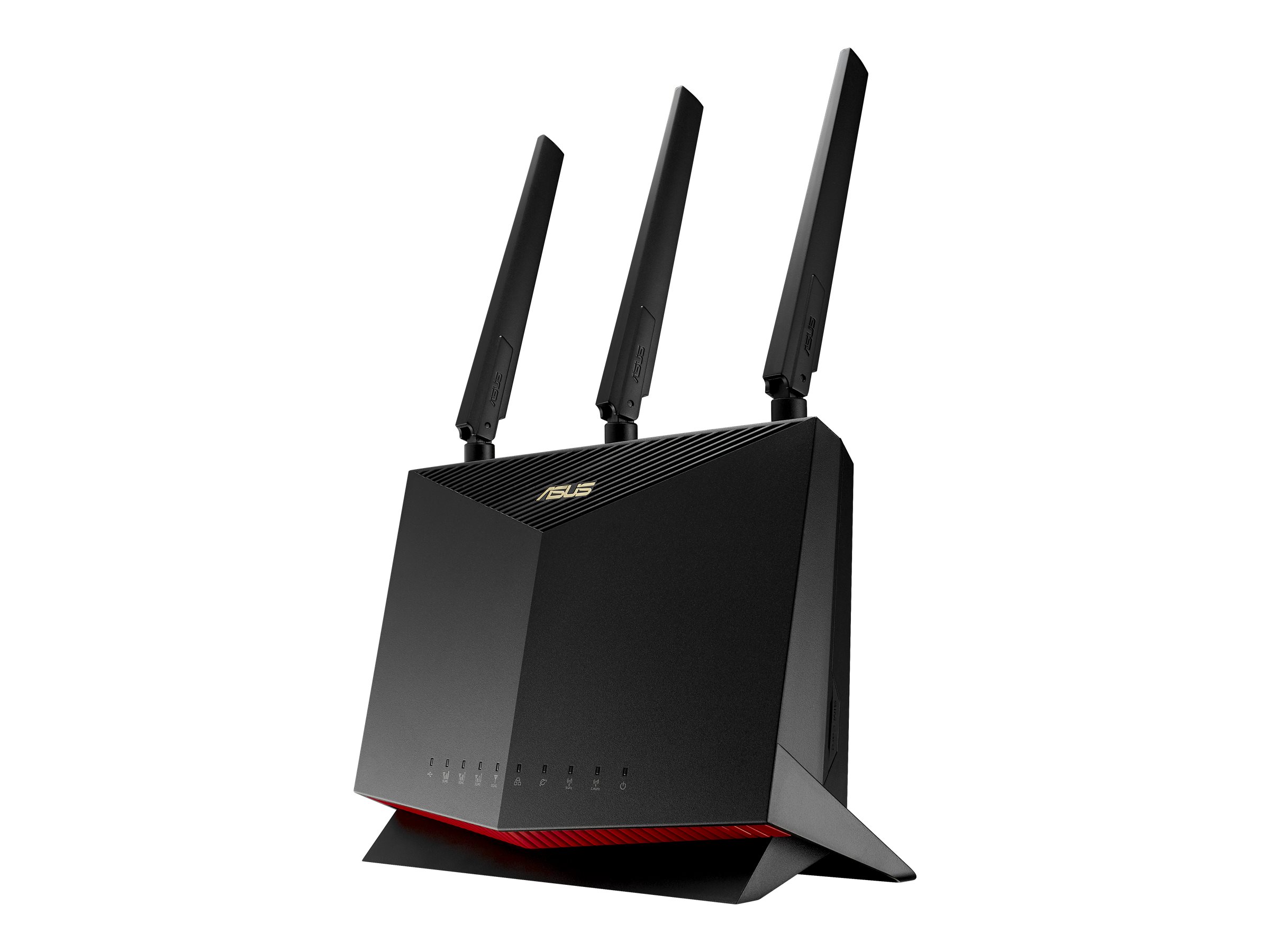 LTE Modem Router | 4G-AC86U Wireless-AC2600 | 802.11ac | 800+1733 Mbit/s | 10/100/1000 Mbit/s | Ethernet LAN (RJ-45) ports 4 | Mesh Support No | MU-MiMO Yes | 3G/4G via optional USB adapter | Antenna type Dual-band | 1 x USB 2.0 | 36 month(s) - Image 2
