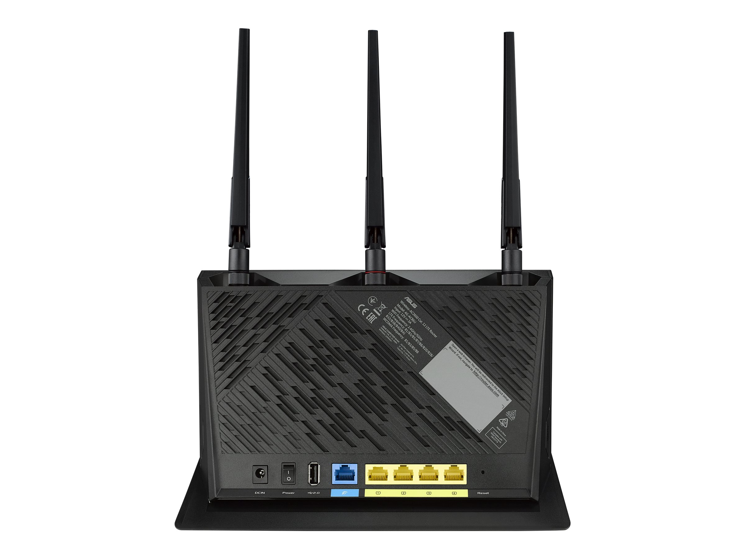 LTE Modem Router | 4G-AC86U Wireless-AC2600 | 802.11ac | 800+1733 Mbit/s | 10/100/1000 Mbit/s | Ethernet LAN (RJ-45) ports 4 | Mesh Support No | MU-MiMO Yes | 3G/4G via optional USB adapter | Antenna type Dual-band | 1 x USB 2.0 | 36 month(s) - Image 11