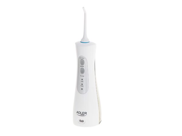Adler | Travel Oral Irrigator | AD 2176 | Oral irrigator | 150 ml | Number of heads 2 | White | Number of teeth brushing modes 3 - Image 2