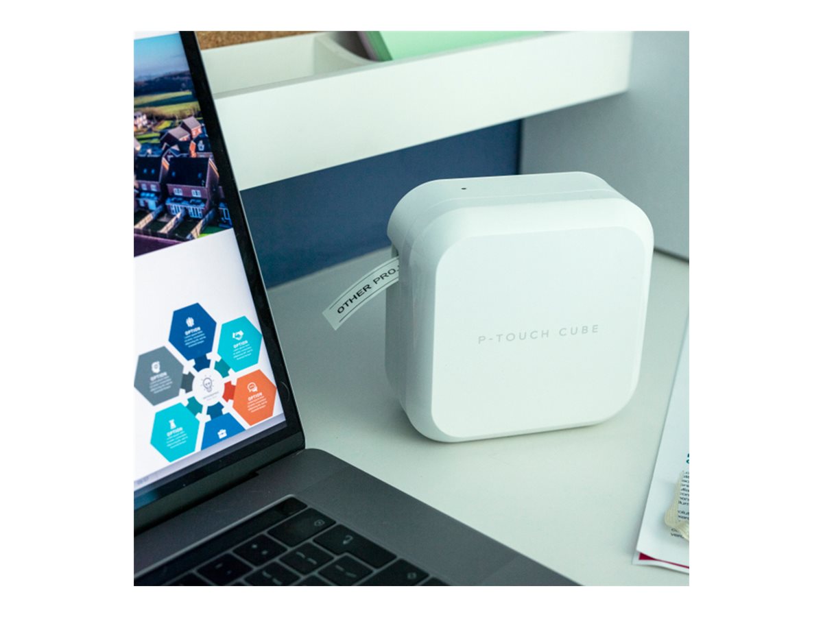 Brother PT-P710BTH | Mono | Thermal | Label Printer | White - Image 12