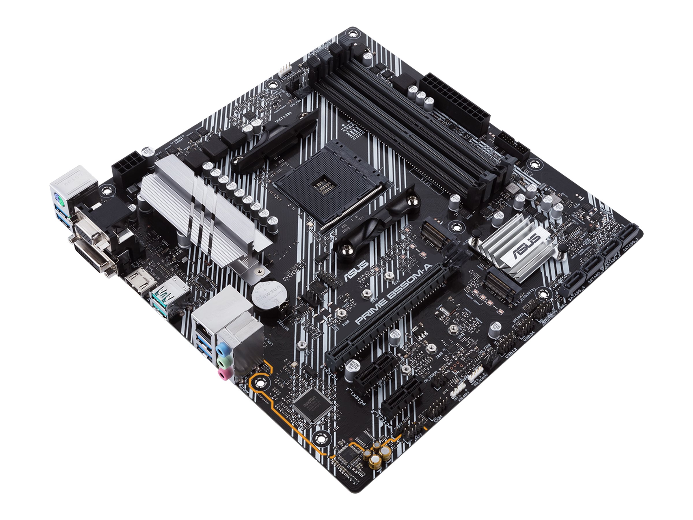 Asus | PRIME B550M-A | Processor family AMD | Processor socket AM4 | DDR4 | Memory slots 4 | Supported hard disk drive interfaces M.2, SATA | Number of SATA connectors 4 | Chipset AMD B | Micro ATX - Image 9