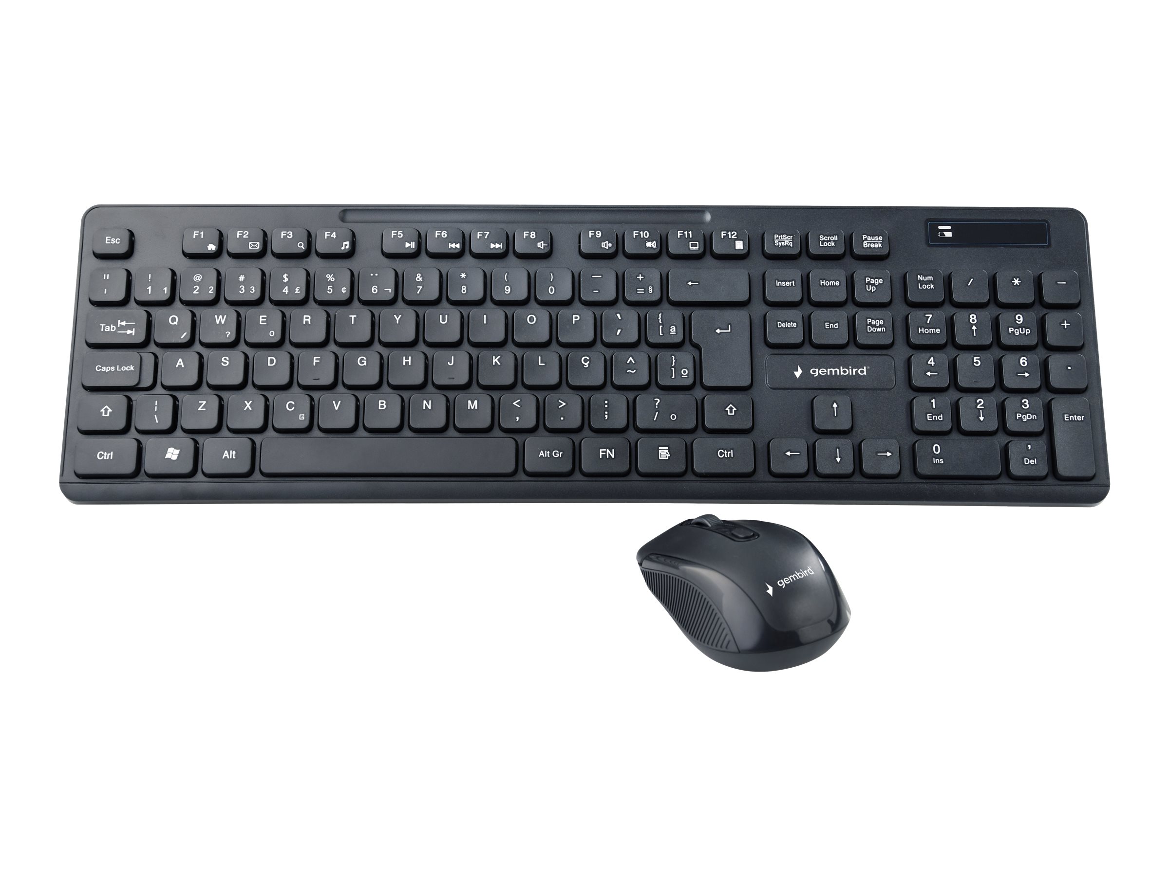 Gembird | Wireless desktop set | KBS-WCH-03 | Keyboard and Mouse Set | Wireless | Mouse included | US | Black | US | 380 g | Wireless connection - Image 2