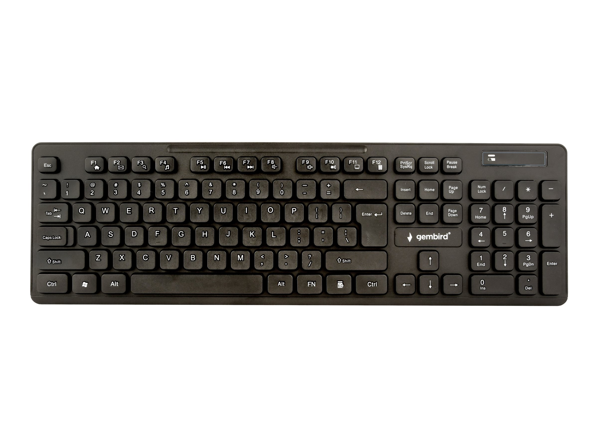 Gembird | Wireless desktop set | KBS-WCH-03 | Keyboard and Mouse Set | Wireless | Mouse included | US | Black | US | 380 g | Wireless connection - Image 8