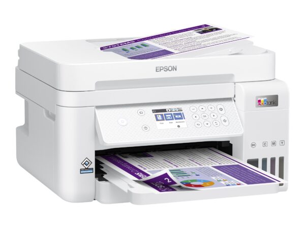 Epson Multifunctional printer | EcoTank L6276 | Inkjet | Colour | 3-in-1 | Wi-Fi | White - Image 8