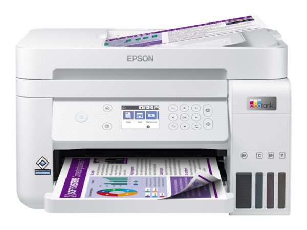 Epson Multifunctional printer | EcoTank L6276 | Inkjet | Colour | 3-in-1 | Wi-Fi | White - Image 3