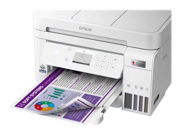 Epson Multifunctional printer | EcoTank L6276 | Inkjet | Colour | 3-in-1 | Wi-Fi | White - Image 28