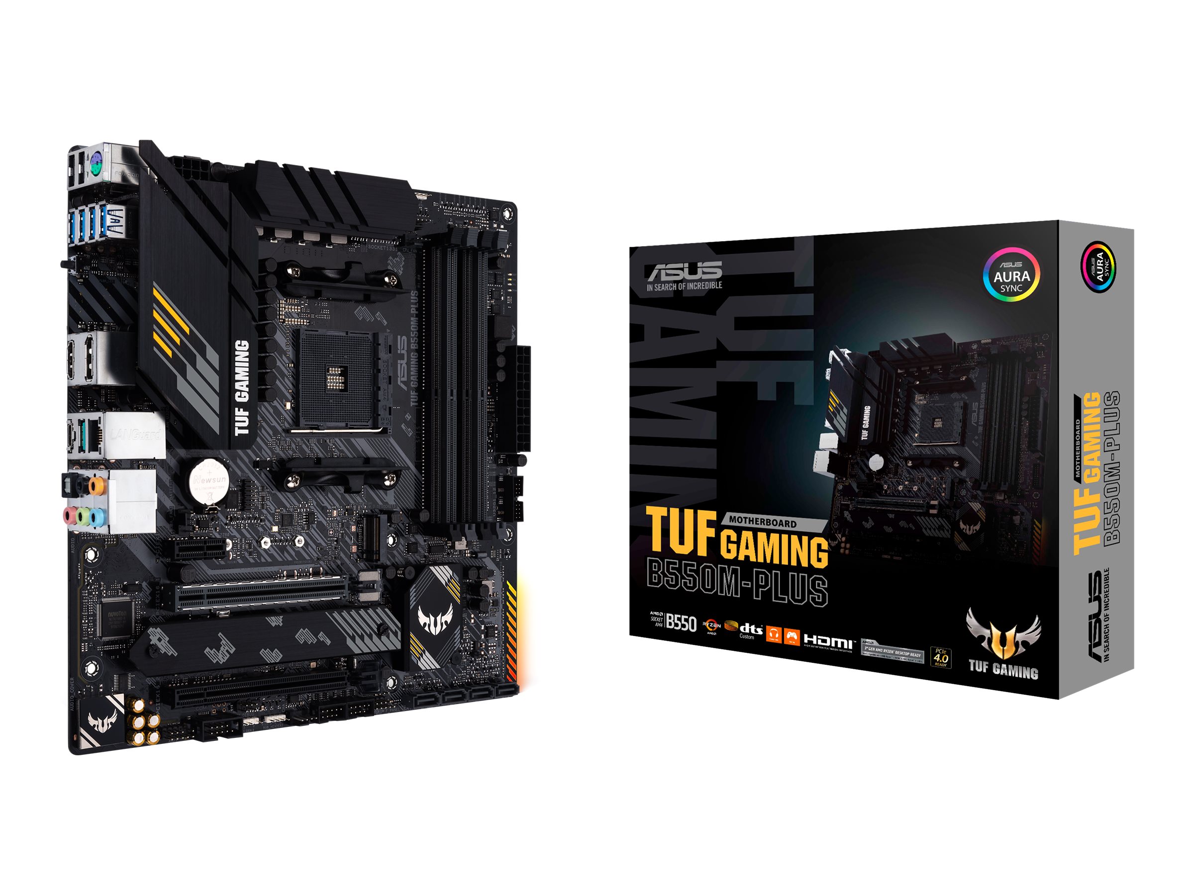 Asus | TUF Gaming B550M-Plus | Processor family AMD | Processor socket AM4 | DDR4 | Memory slots 4 | Chipset AMD B | Micro ATX - Image 8