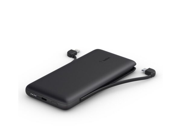 Belkin | BOOST CHARGE Plus Power Bank | 10000 mAh | Integrated LTG and USB-C cables | Black - Image 13