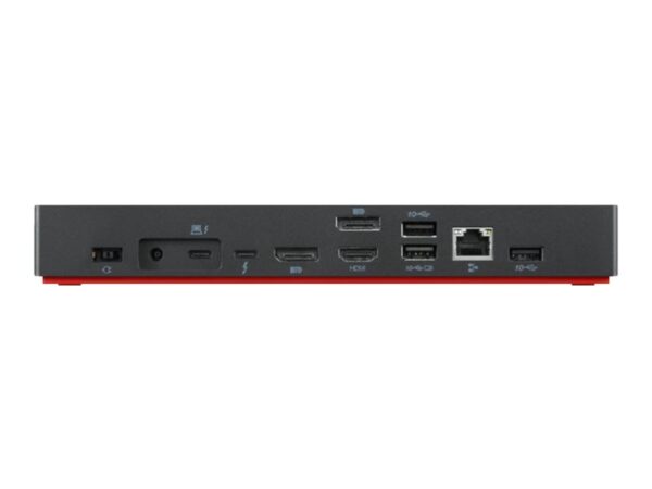 Lenovo | ThinkPad Thunderbolt 4 Workstation Dock | Dock | Ethernet LAN (RJ-45) ports 1 | DisplayPorts quantity 2 | USB 3.0 (3.1 Gen 1) ports quantity 3 | HDMI ports quantity 1 | Ethernet LAN | 230 W | Warranty 36 month(s) - Image 12