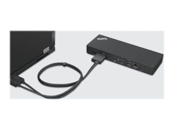 Lenovo | ThinkPad Thunderbolt 4 Workstation Dock | Dock | Ethernet LAN (RJ-45) ports 1 | DisplayPorts quantity 2 | USB 3.0 (3.1 Gen 1) ports quantity 3 | HDMI ports quantity 1 | Ethernet LAN | 230 W | Warranty 36 month(s) - Image 14
