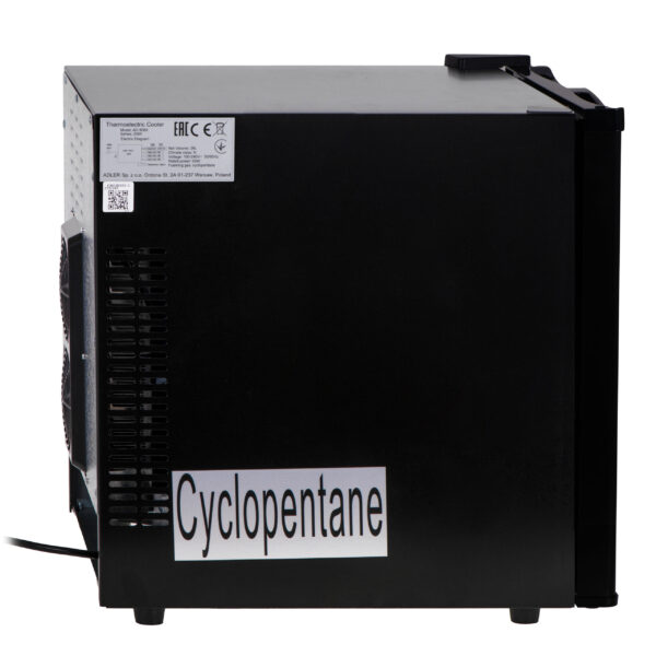 Adler | Thermoelecric Cooler | AD 8089 | Energy efficiency class E | Larder | Free standing | Height 43.5 cm | Total net capacity 28 L | Fridge net capacity 28 L | Black - Image 4