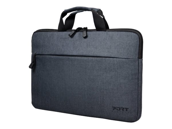 PORT DESIGNS | Belize | Fits up to size 13.3 " | Toploading laptop case | Black | Shoulder strap - Image 2