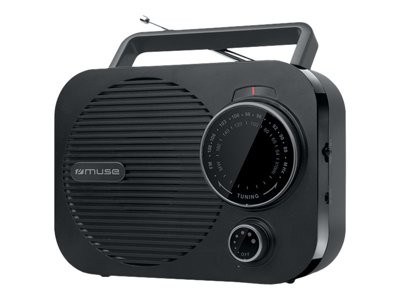 Muse | M-050 R | Portable radio | AUX in | Black - Image 2