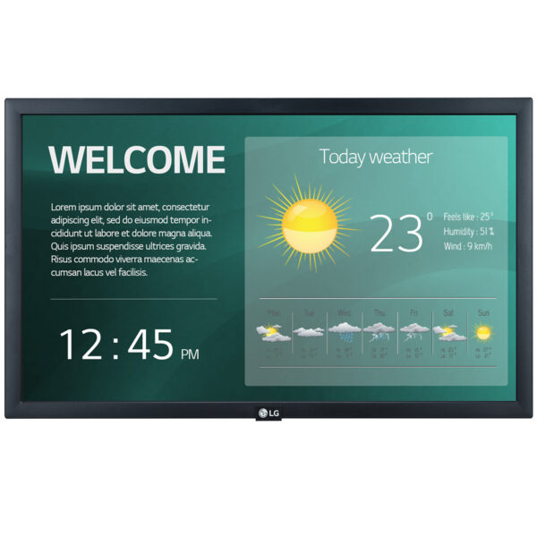 LG 22SM3G-B 21.5“ 1920x1080/250cd/m2/14ms/ HDMI USB | LG | 22SM3G | 21.5 " | Landscape | 16/7 | WebOS | 250 cd/m² | 14 ms | 178 ° | 178 °