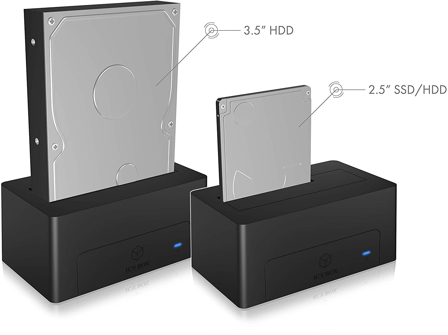 Raidsonic | Icy Box | IB-1121-C31 DockingStation for 1x HDD/SSD with USB 3.1 (Gen 2) Type-C - Image 11