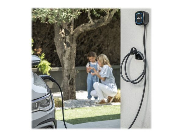 Wallbox | Pulsar Plus Electric Vehicle charger Type 2, 22kW | 22 kW | Wi-Fi, Bluetooth | Compact and powerfull EV Charging stastion - Smaller than a toaster, lighter than a laptop  Connect your charger to any smart device via Wi-Fi or Bluetooth and use the myWallbox app to easily control your charger.  Schedule charging sessions that take advantage of off-peak energy rates, monitor your charger status, and more through the myWallbox app.  Pulsar Plus is certified water and dust resistant with IP54 and IK08 protection ratings, allowing for safe installation indoors or outdoors | 5 m | Black - Image 8