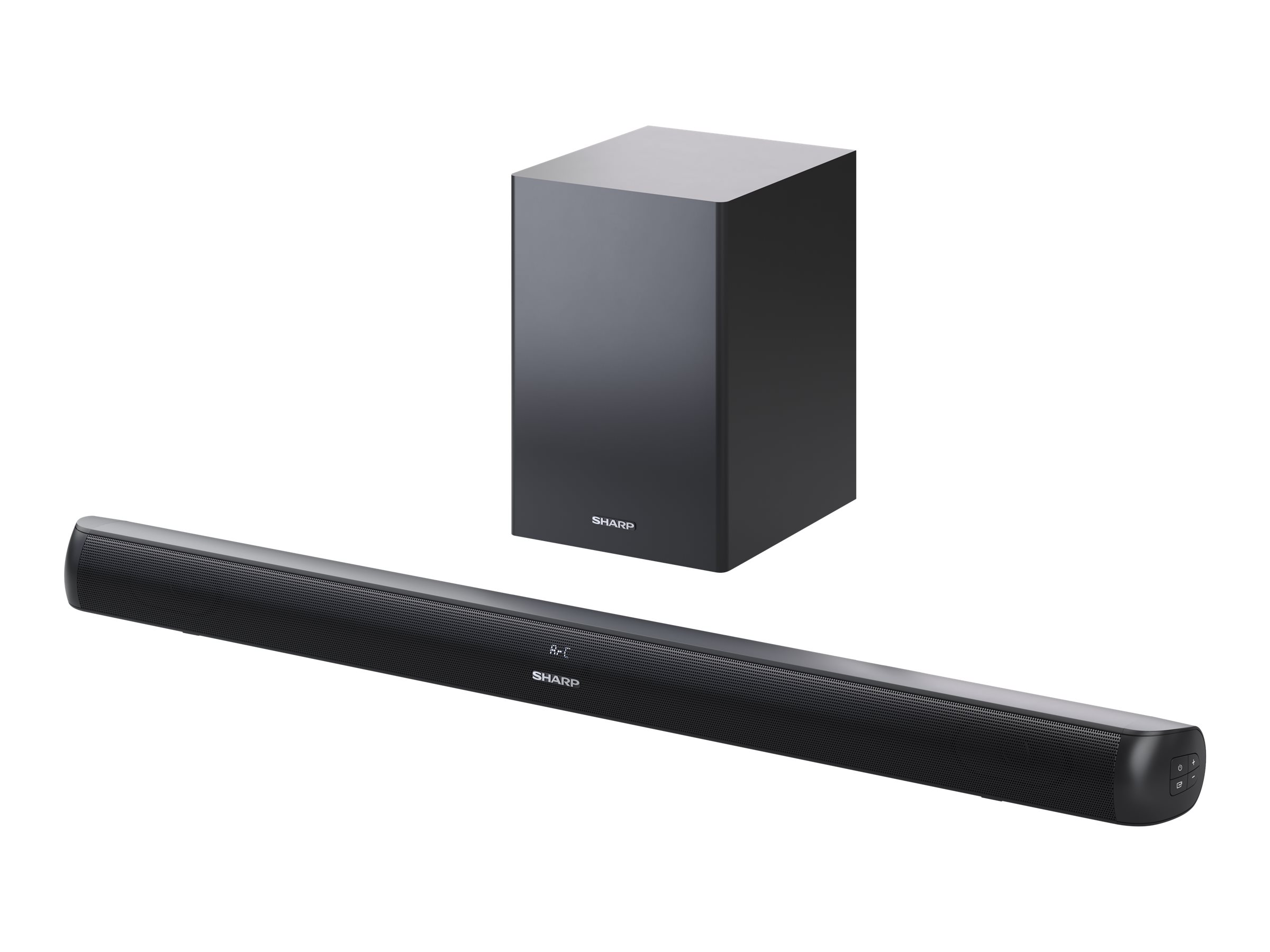Sharp HT-SBW202 2.1 Soundbar with Wireless Subwoofer for TV above 40", HDMI ARC/CEC, Aux-in, Optical, Bluetooth, 92cm, Black | Sharp | TV SoundBar with Wireless Subwoofer | HT-SBW202 | Black | No | AUX in | Bluetooth | 200 W | Wireless connection - Image 2