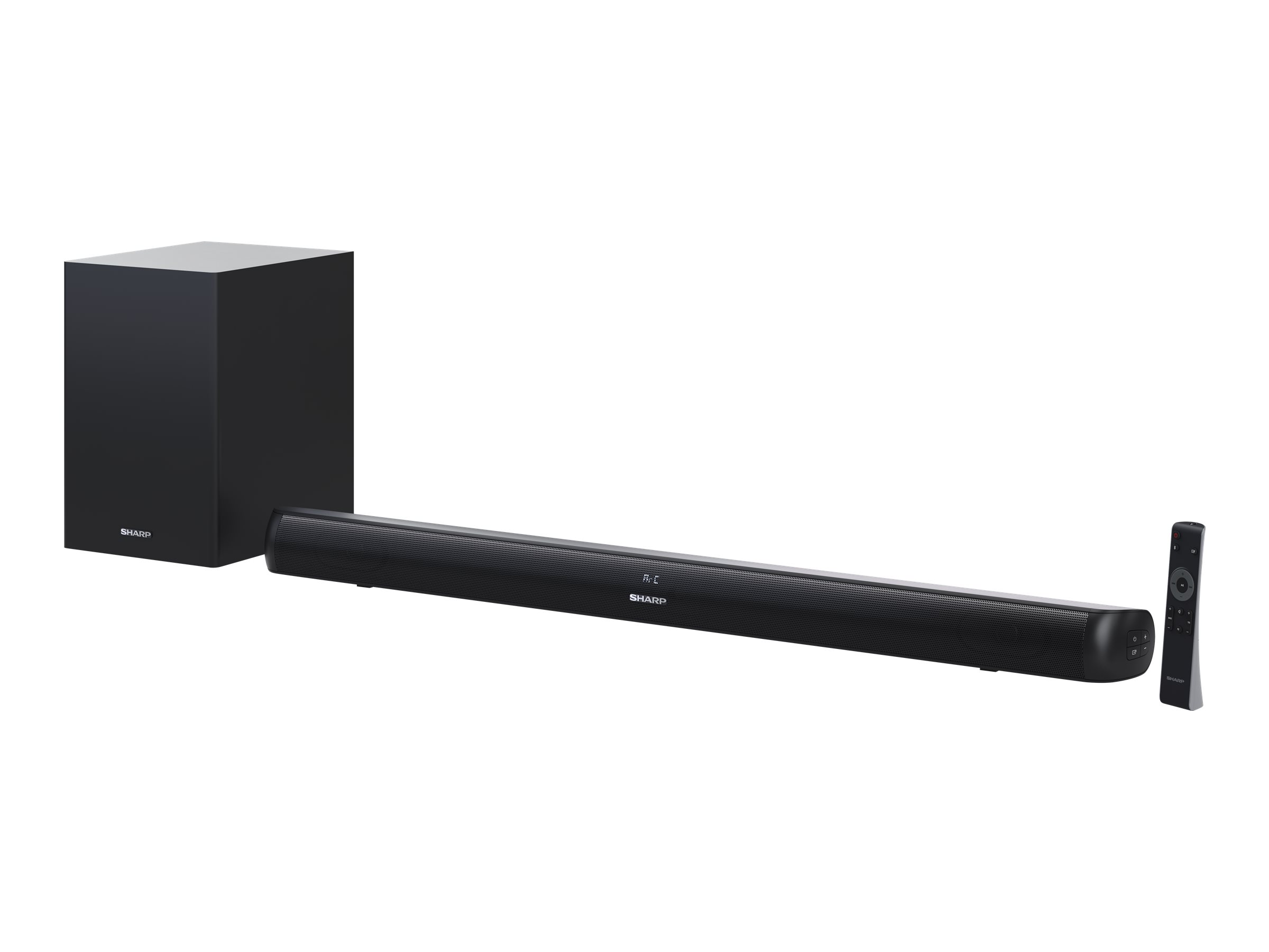 Sharp HT-SBW202 2.1 Soundbar with Wireless Subwoofer for TV above 40", HDMI ARC/CEC, Aux-in, Optical, Bluetooth, 92cm, Black | Sharp | TV SoundBar with Wireless Subwoofer | HT-SBW202 | Black | No | AUX in | Bluetooth | 200 W | Wireless connection - Image 6