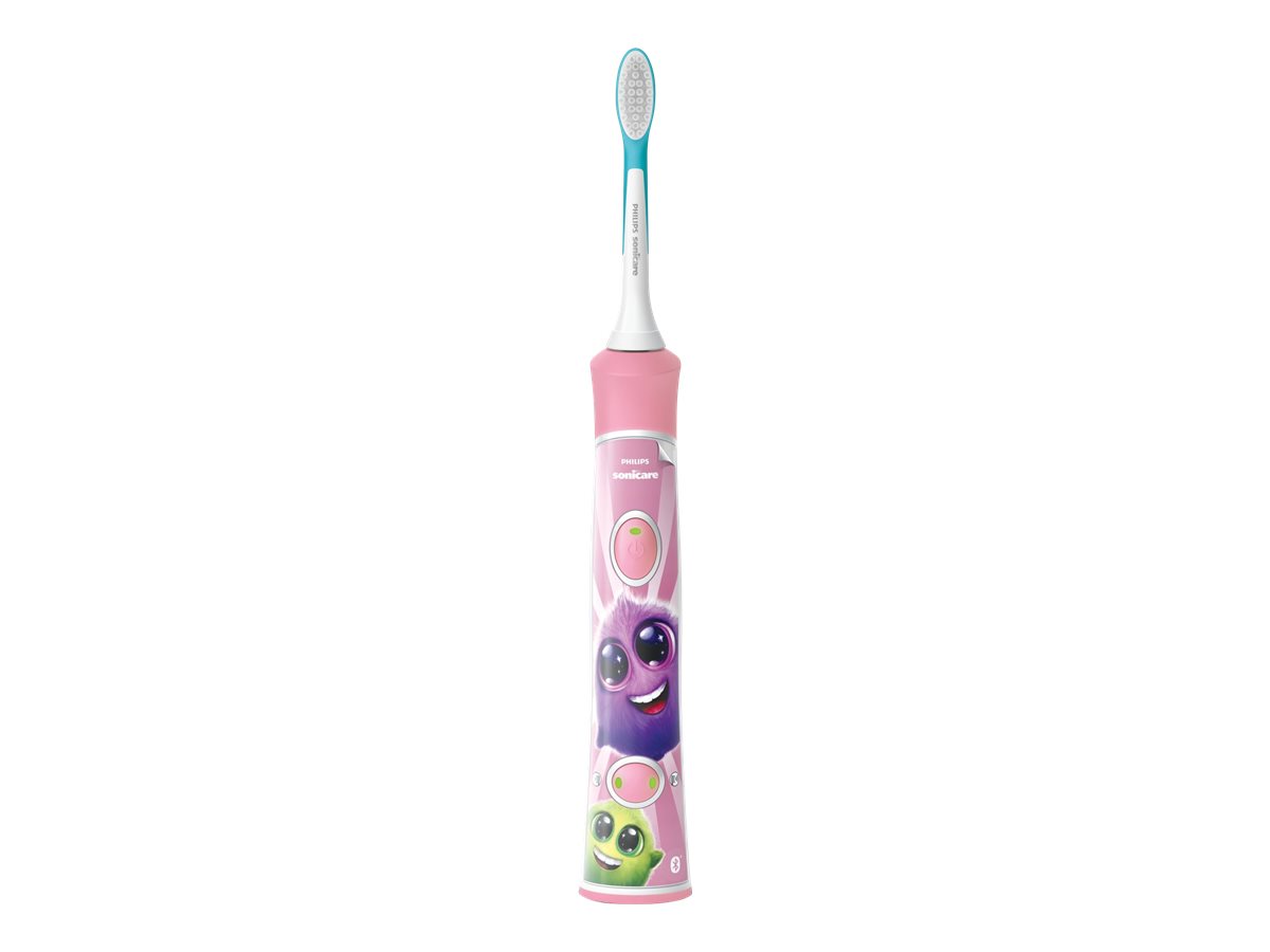 Philips | Electric toothbrush | HX6352/42 | Rechargeable | For kids | Number of brush heads included 2 | Number of teeth brushing modes 2 | Sonic technology | Pink - Image 6