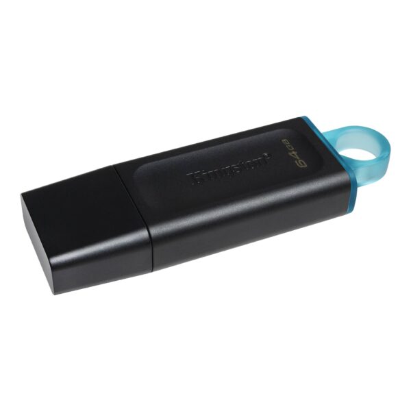 Kingston | DataTraveler Exodia USB Flash Drive | 64 GB | USB 3.2 Gen 1 | Black/Blue - Image 3