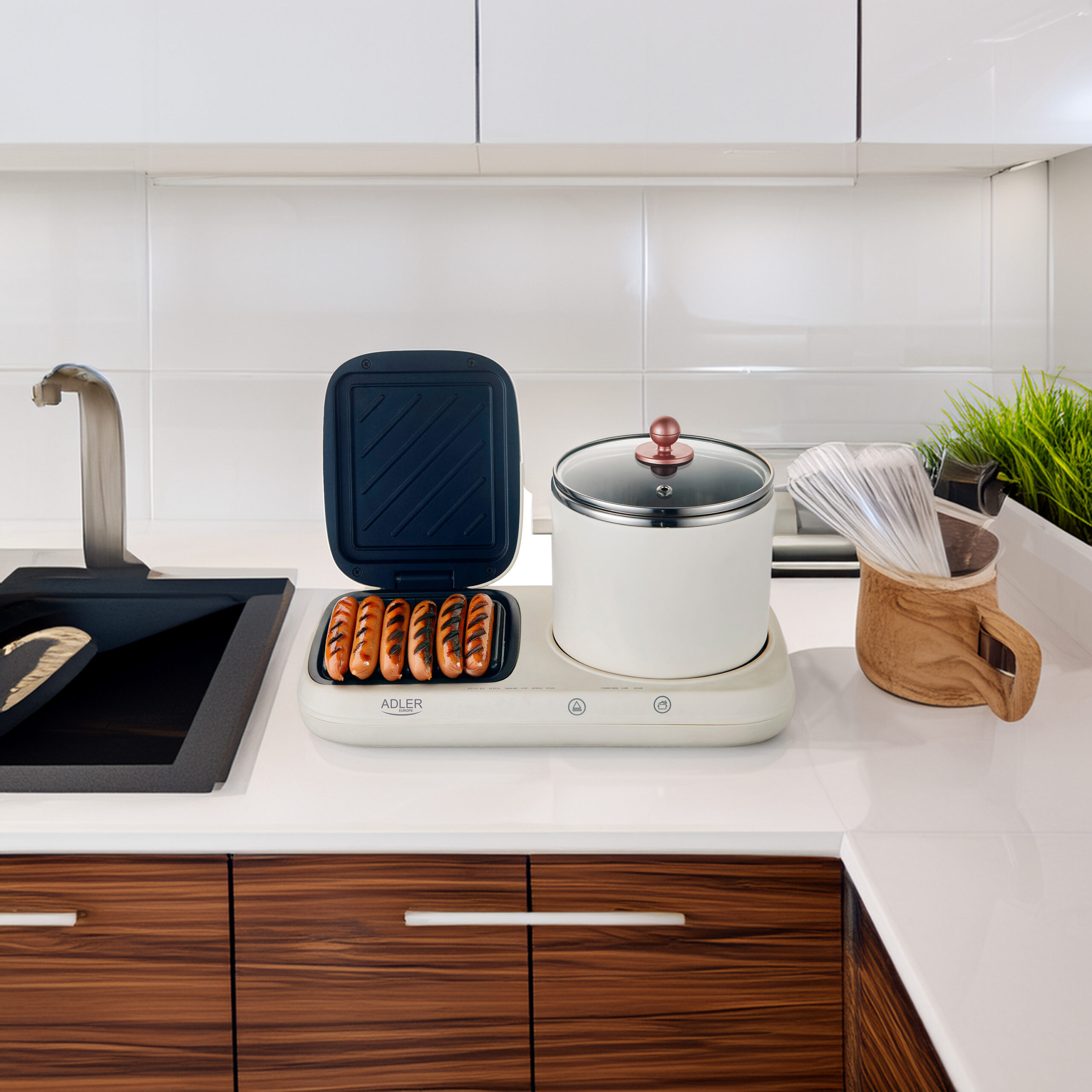 Adler 2-in-1 Breakfast Station | AD 6421 | 1320 W | 1 L | Number of programs 1 - Image 13