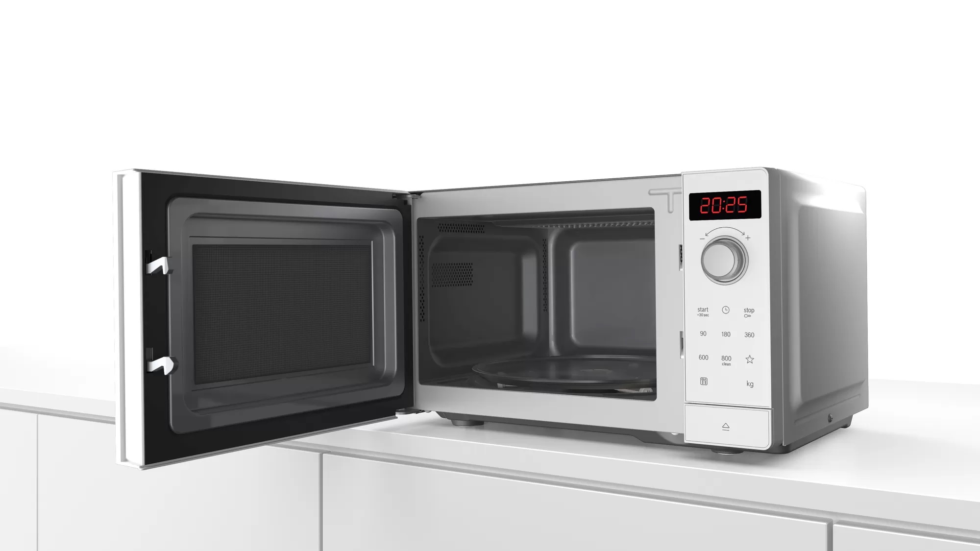 Bosch | Microwave Oven | FFL023MW0 | Free standing | 800 W | White - Image 7