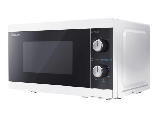 Sharp | Microwave Oven | YC-MS01E-W | Free standing | 800 W | White - Image 2
