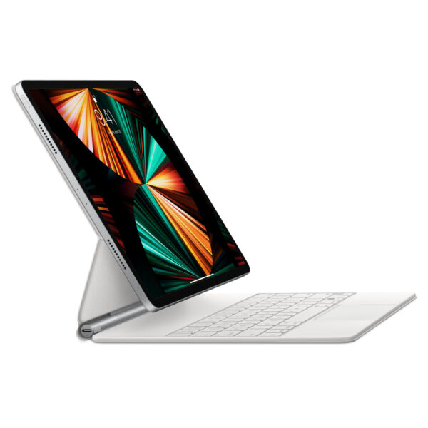 Apple | Magic Keyboard for 12.9-inch iPad Pro (3rd-6th gen) | Compact Keyboard | Wireless | SE | White | Smart Connector - Image 7