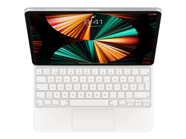 Apple | Magic Keyboard for 12.9-inch iPad Pro (3rd-6th gen) | Compact Keyboard | Wireless | SE | White | Smart Connector - Image 6