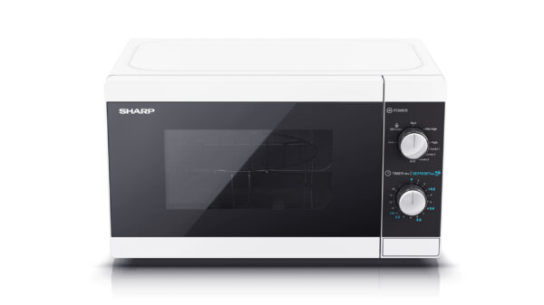 Sharp | Microwave Oven with Grill | YC-MG01E-W | Free standing | 800 W | Grill | White - Image 3