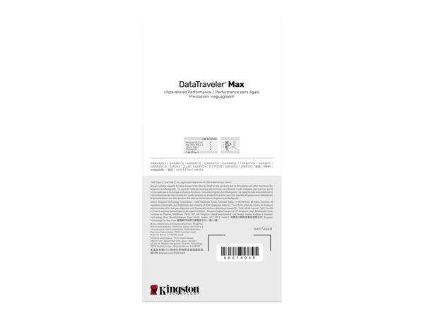 Kingston | USB Flash Drive | DataTraveler Max | 256 GB | USB 3.2 Gen 2 Type-C | Black - Image 11