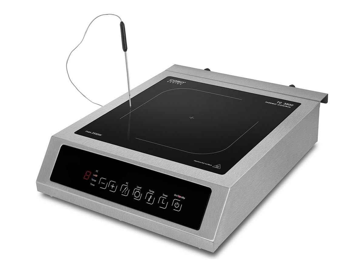 Caso | Thermo Control Hob | TC 3500 | Number of burners/cooking zones 1 | Touch control | Black/Stainless steel | Induction - Image 4