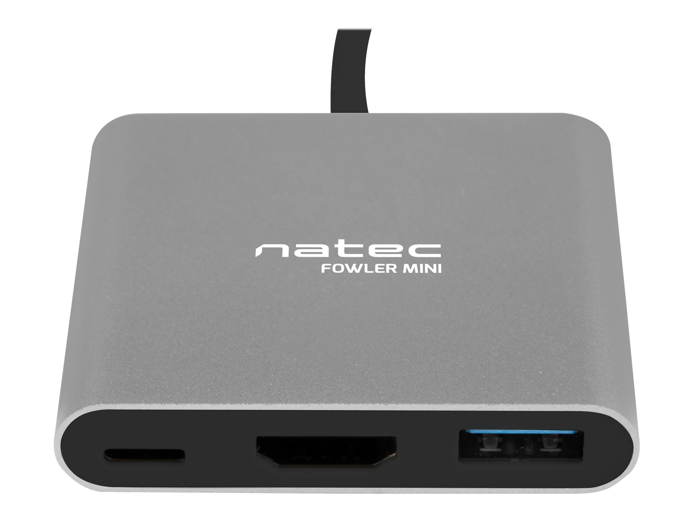 Natec Multi-Port Adapter, Fowler, USB-C, HDMI, USB 3.0 | Natec | USB-C Multiport Adapter | NMP-1607 | Grey | USB Type-C | 0.11 m - Image 6