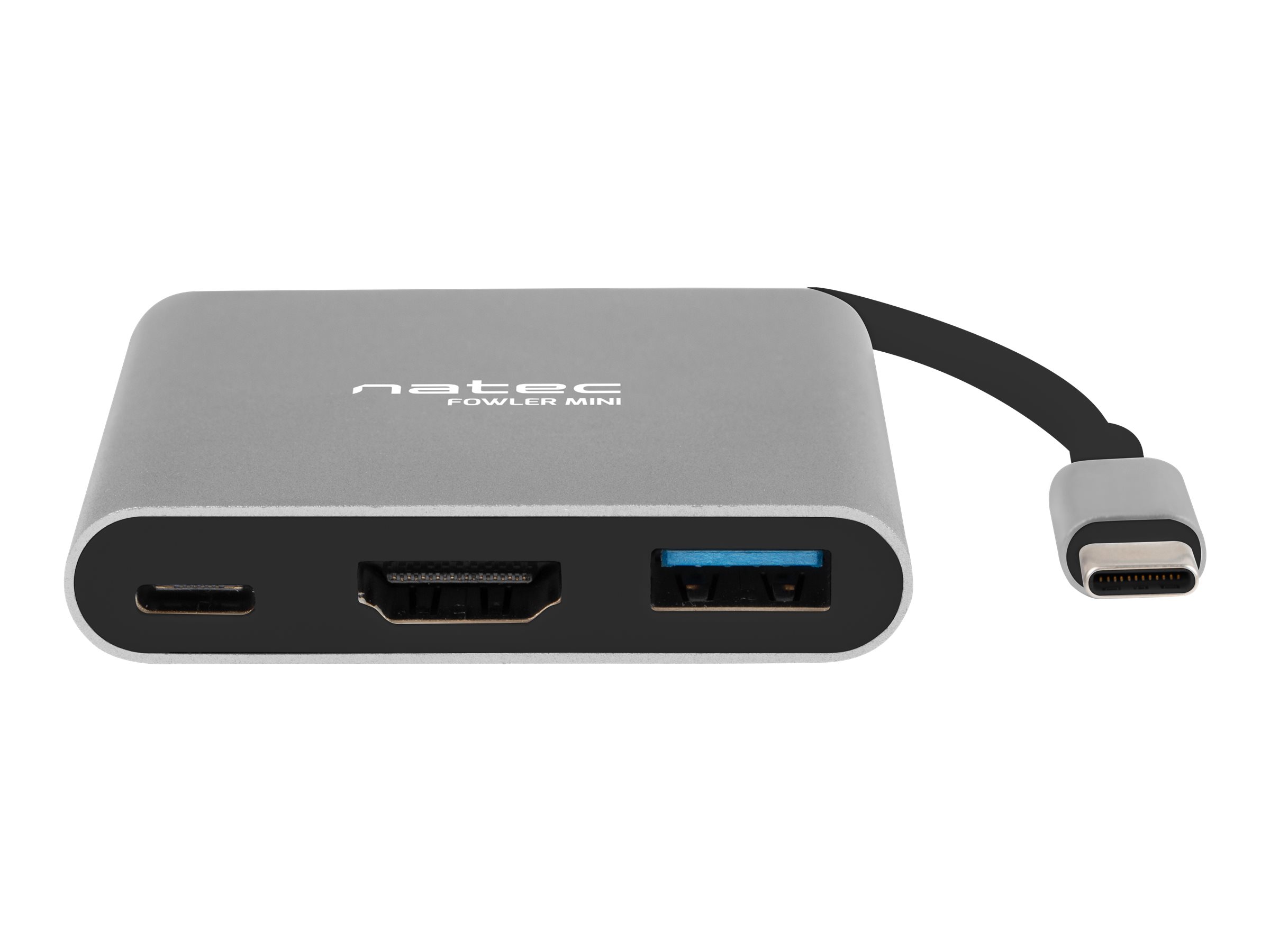 Natec Multi-Port Adapter, Fowler, USB-C, HDMI, USB 3.0 | Natec | USB-C Multiport Adapter | NMP-1607 | Grey | USB Type-C | 0.11 m - Image 8