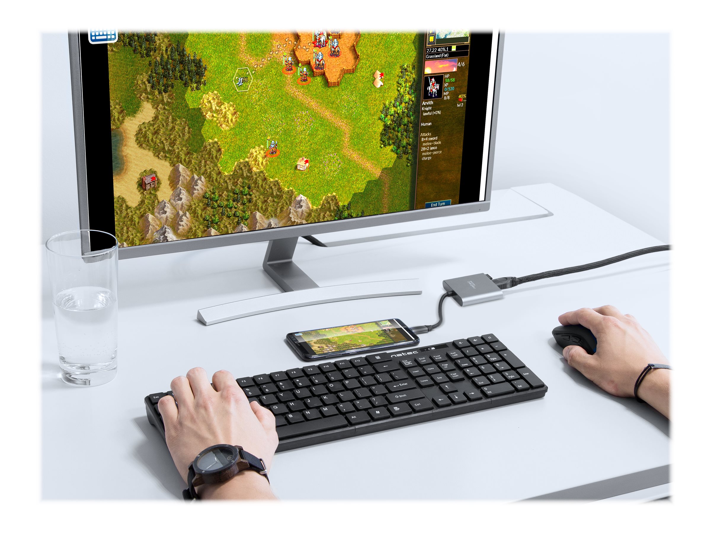 Natec Multi-Port Adapter, Fowler, USB-C, HDMI, USB 3.0 | Natec | USB-C Multiport Adapter | NMP-1607 | Grey | USB Type-C | 0.11 m - Image 17